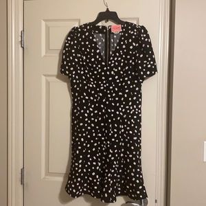 Kate spade v neck short sleeve dress size 10 worn once